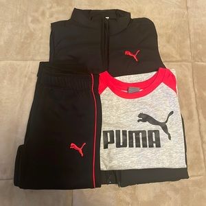 Puma Boys 3 Piece Athleisure Outfit